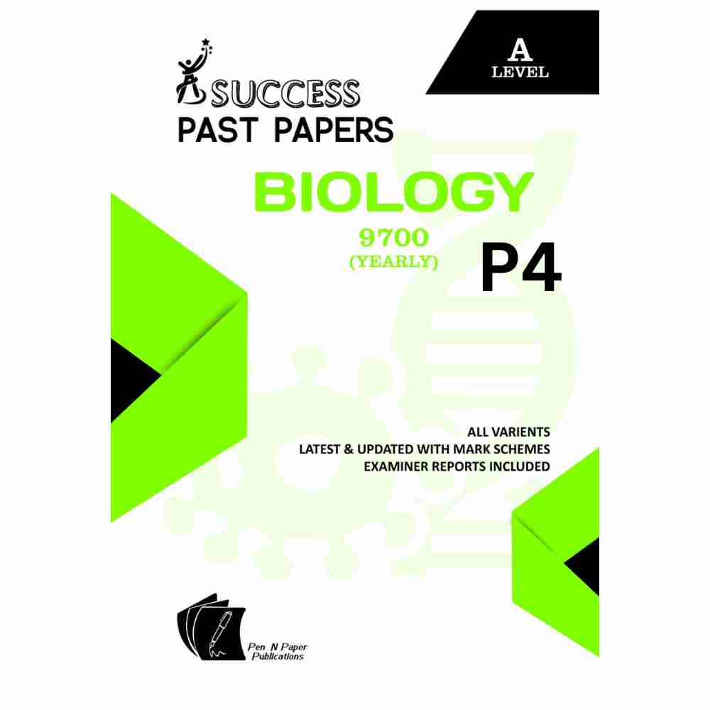 A Level Biology Paper 4 Yearly Unsolved Past Papers (O and A levels)