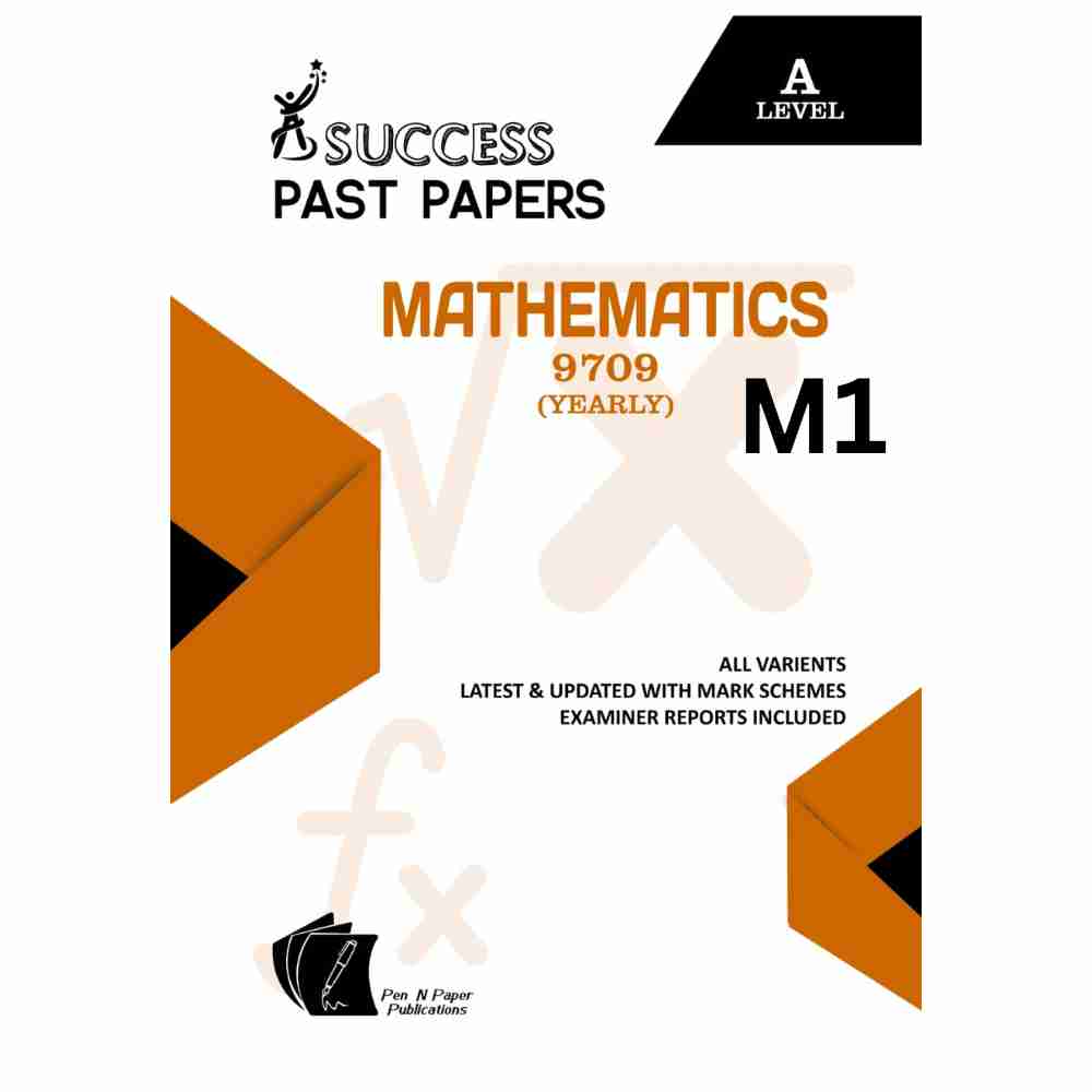 Alevel Math Paper A Level Mathematics Paper 4 (M1) Yearly Unsolved Past Papers – https ...