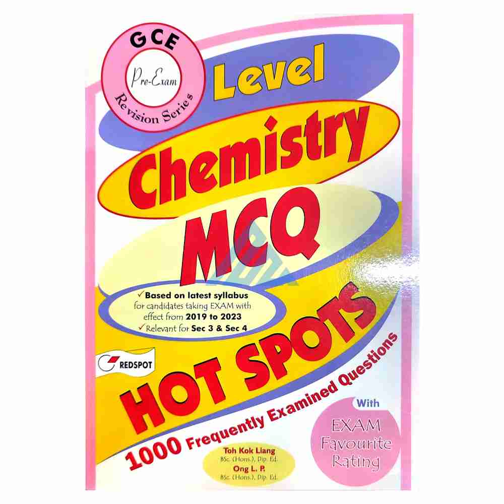 O Level Chemistry 1000 MCQs Hotspots - Redspot (O and A levels)