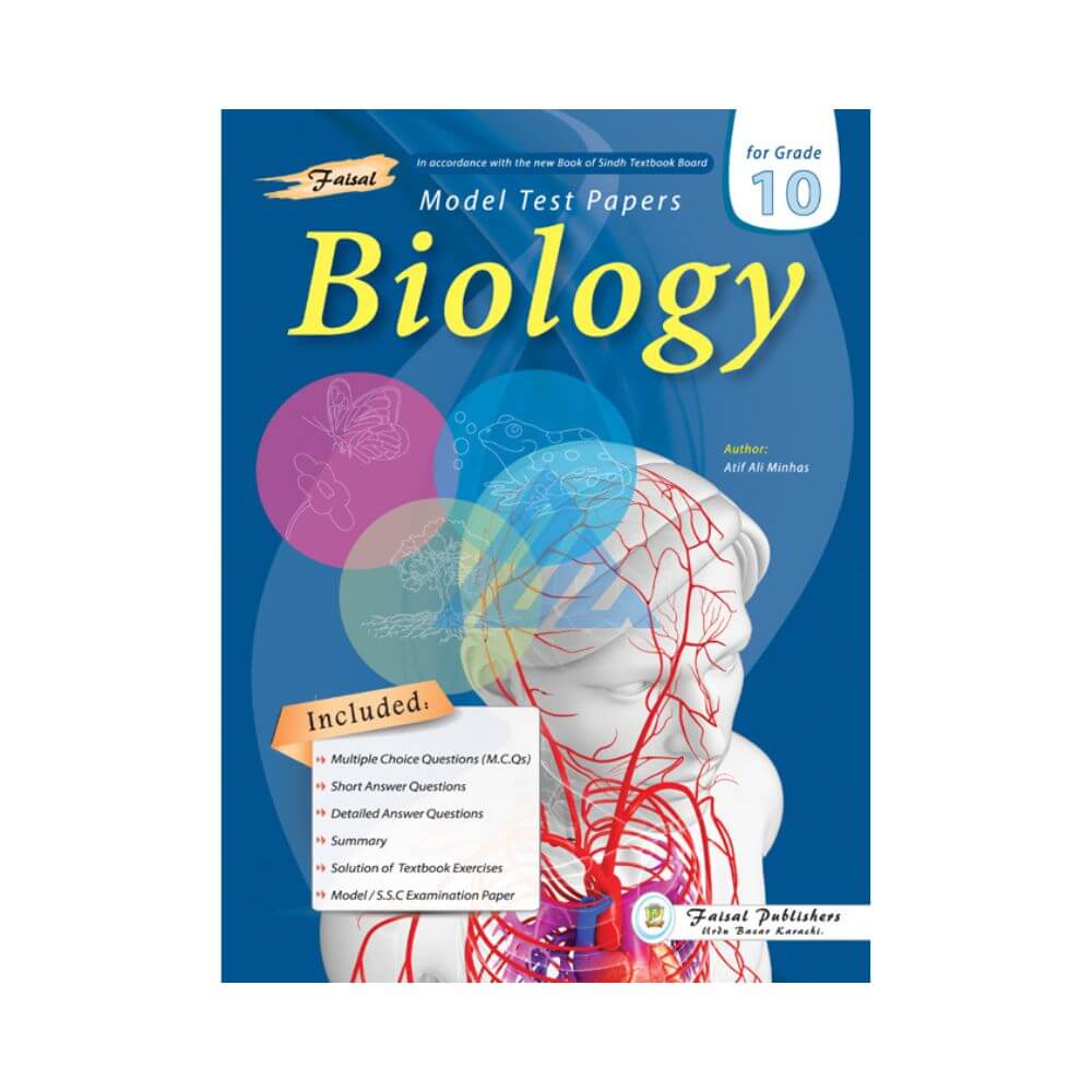  Model Test Papers Biology For Class 10 (Sindh board)