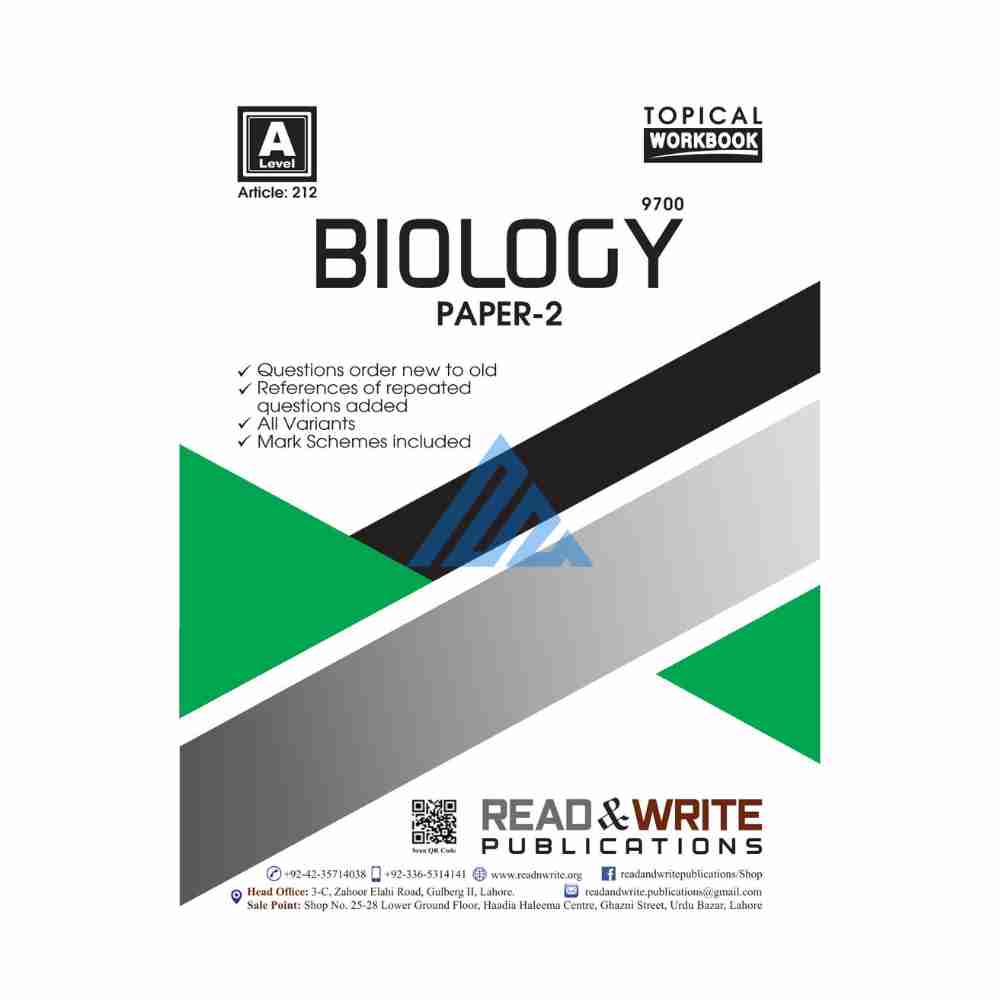 A Level Biology Paper 2 Topical Unsolved – Read & Write