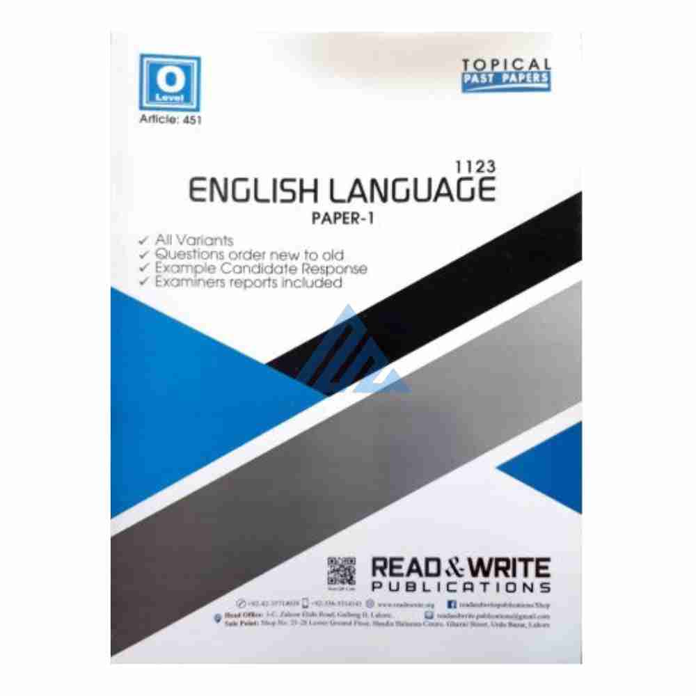 O Level English Language Paper 1 Topical Unsolved – Read & Write (O and A levels)