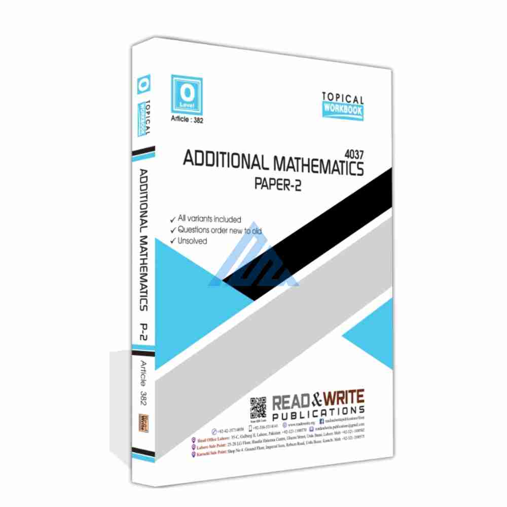 Read Math Papers O Level Additional Mathematics Paper 2 Topical Unsolved – Read & Write ...