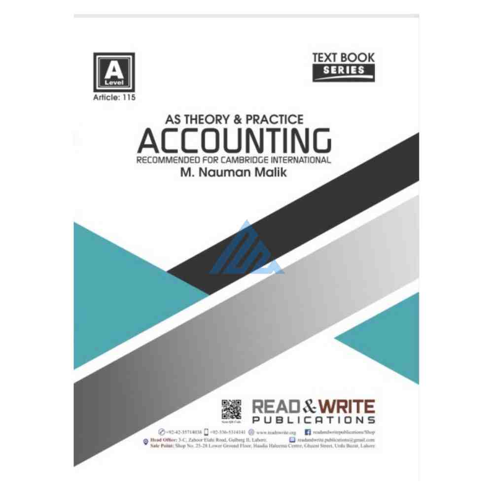 AS Level Accounting Textbook Theory & Practice - Read & Write