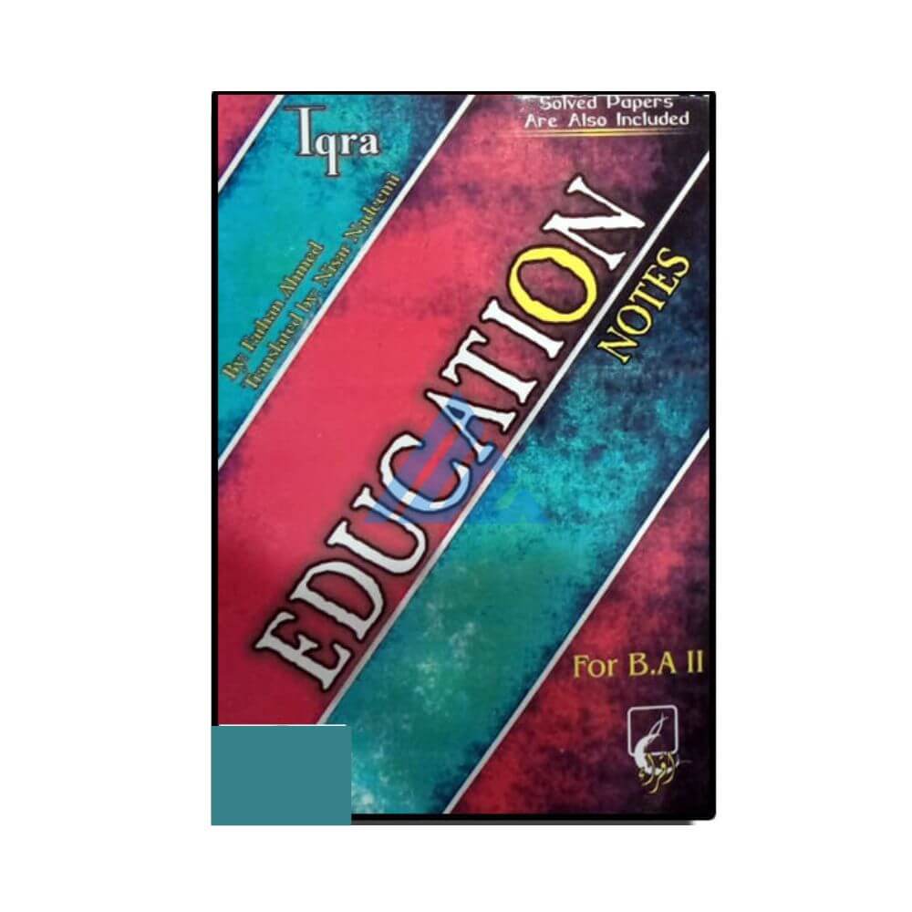 Education Notes & Solved Papers For B.A Part 2