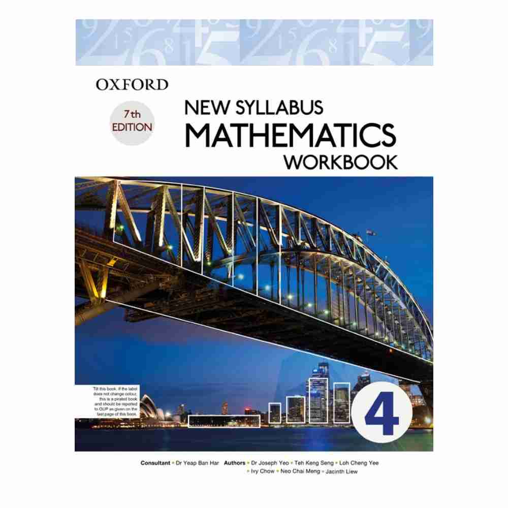 New Syllabus D Mathematics Workbook 4 (D4) 7th Edition (O and A levels)