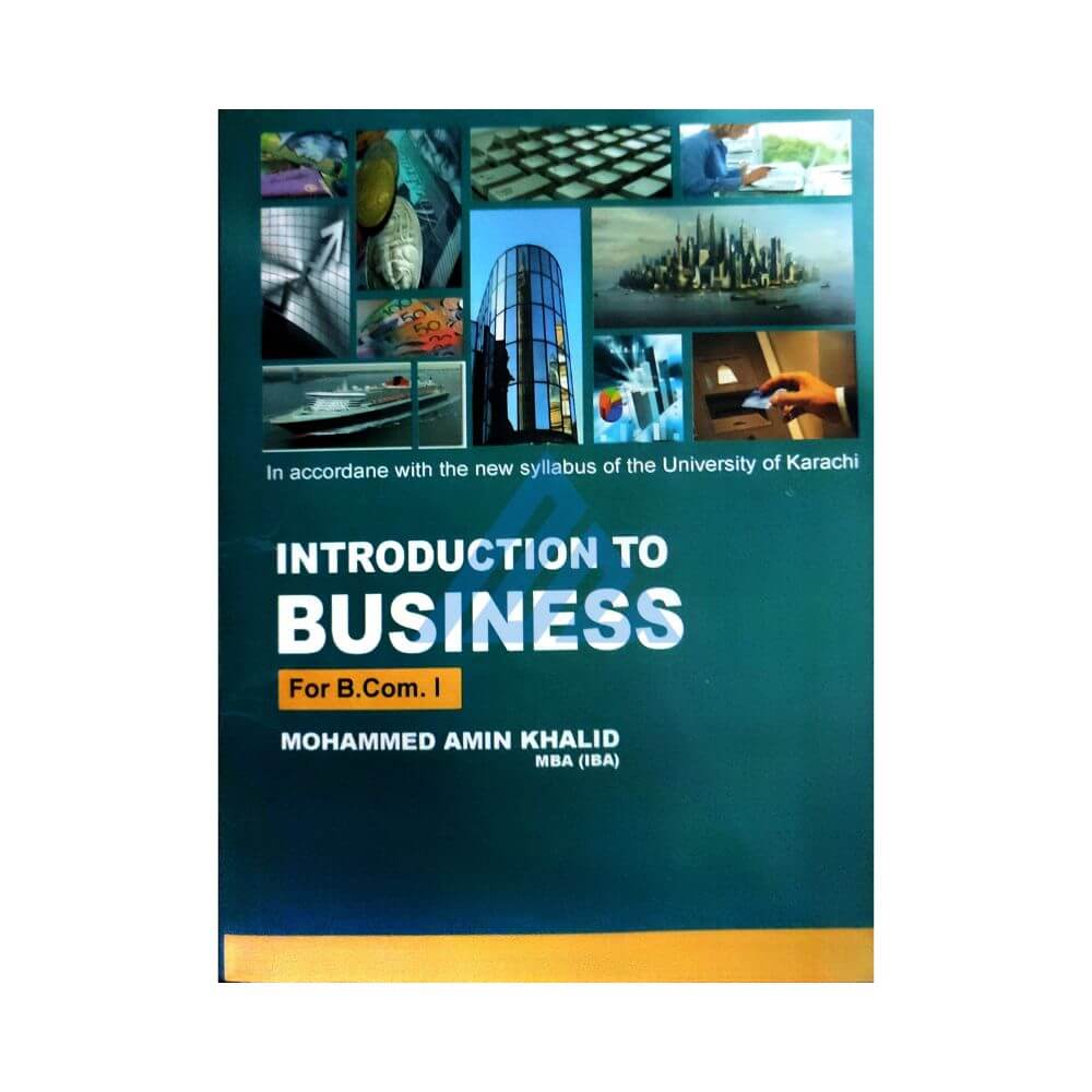 Introduction To Business For B.Com Part 1