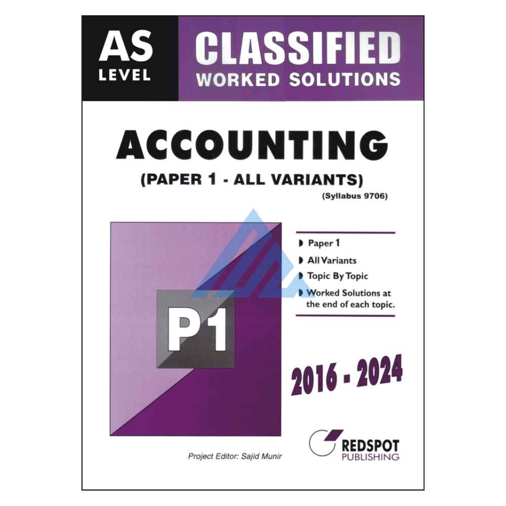 A Level Classified Accounting Paper 1 – Redspot