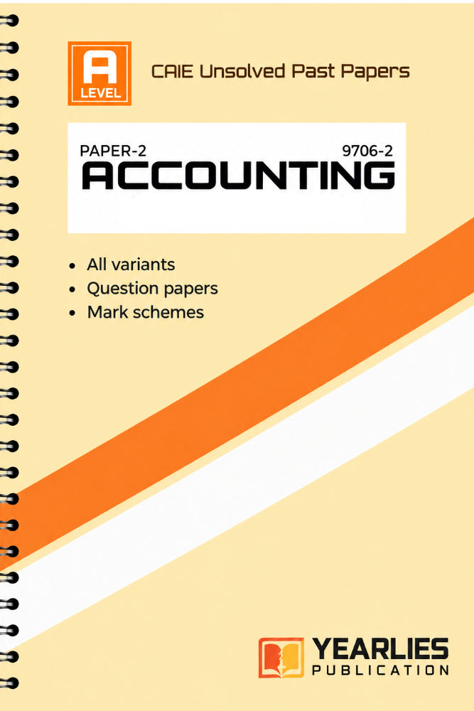 A Level Accounting Paper 2 Yearly Unsolved Past Papers