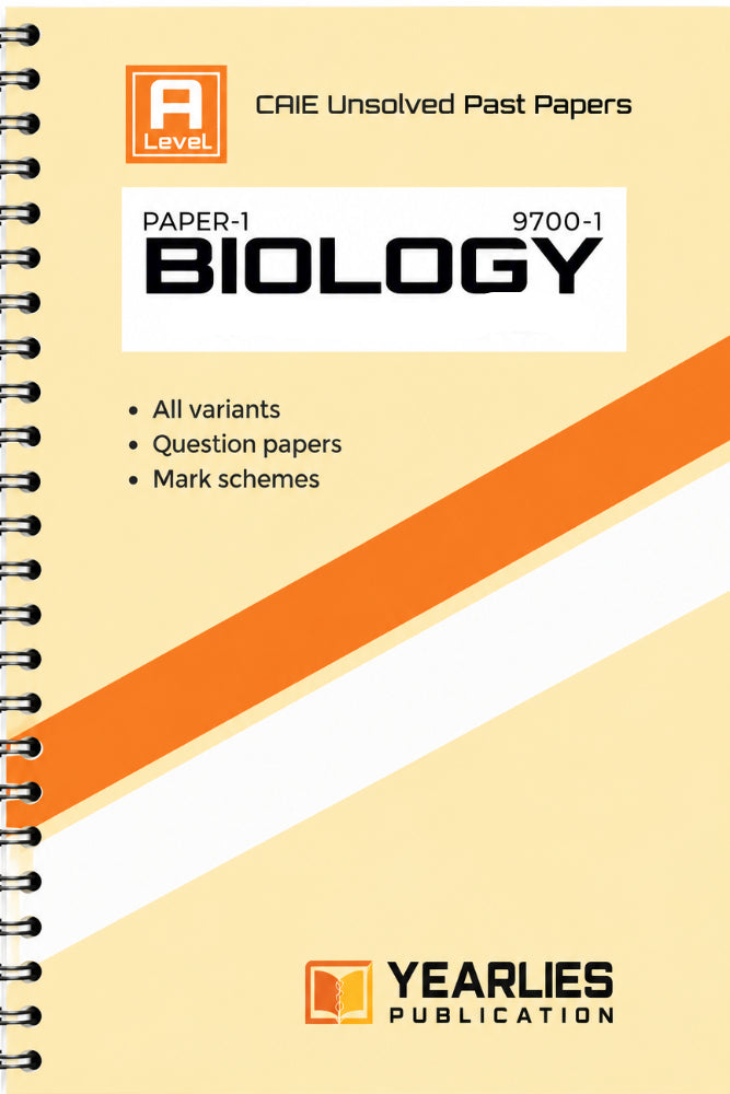 A Level Biology Paper 1 Yearly Unsolved Past Papers