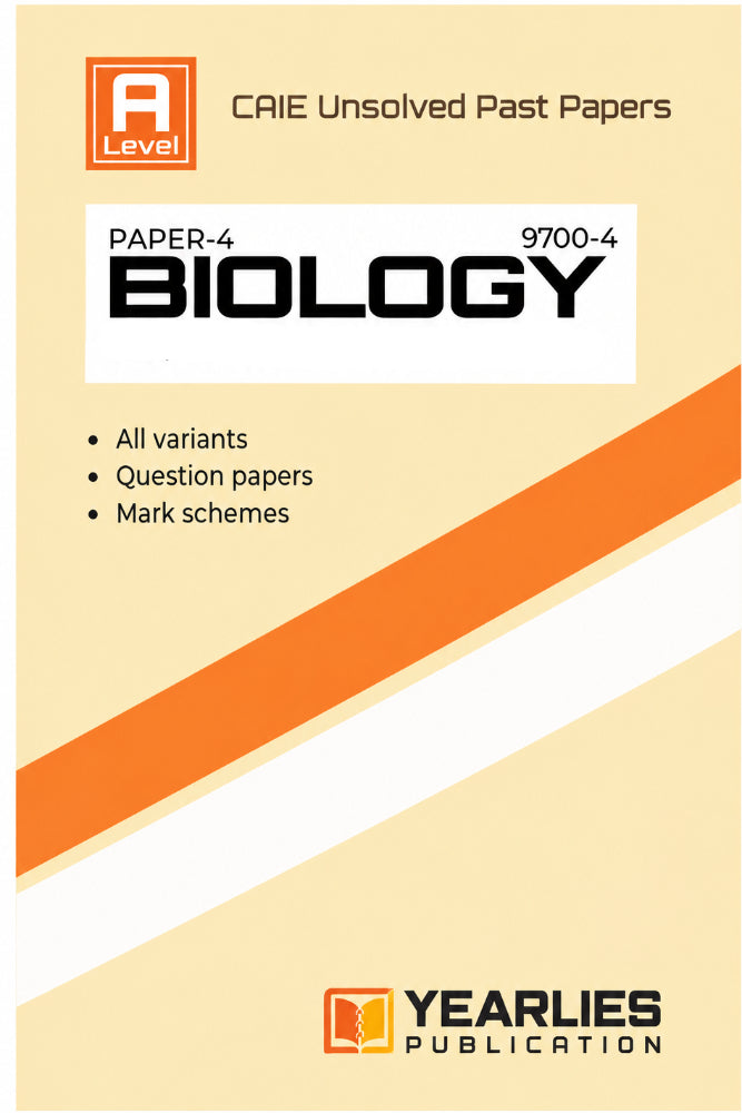 A Level Biology Paper 4 Yearly Unsolved Past Papers