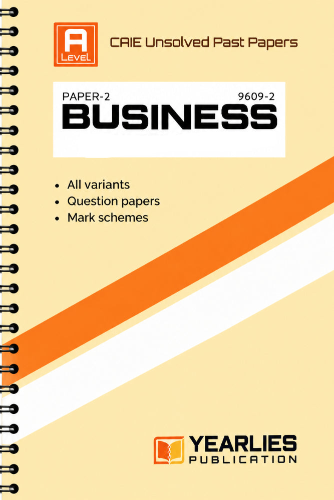 A Level Business Paper 2 Yearly Unsolved Past Papers