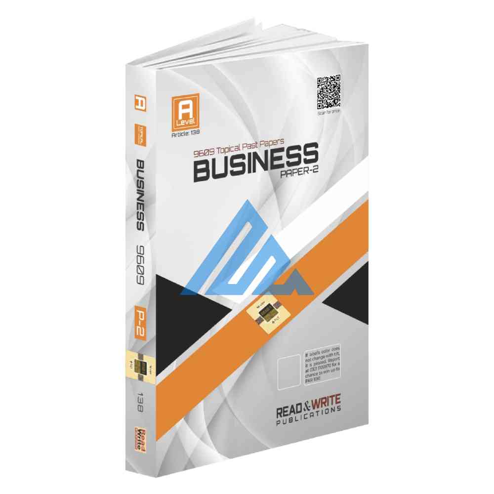 A Level Business Paper 2 Topical Unsolved – Read & Write