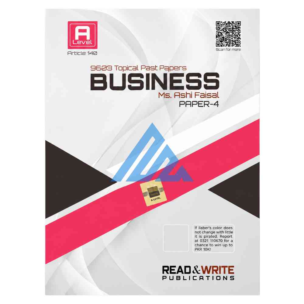 A Level Business Paper 4 Topical Unsolved – Read & Write