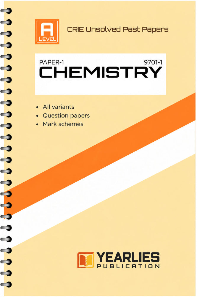 A Level Chemistry Paper 1 Yearly Unsolved Past Papers