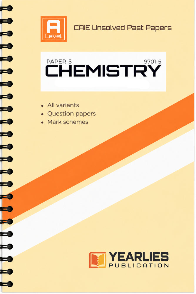 A Level Chemistry Paper 5 Yearly Unsolved Past Papers