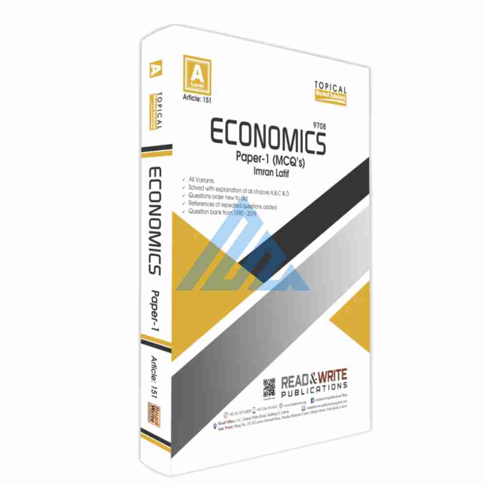 A Level Economics Paper 1 Topical Solved – Read & Write