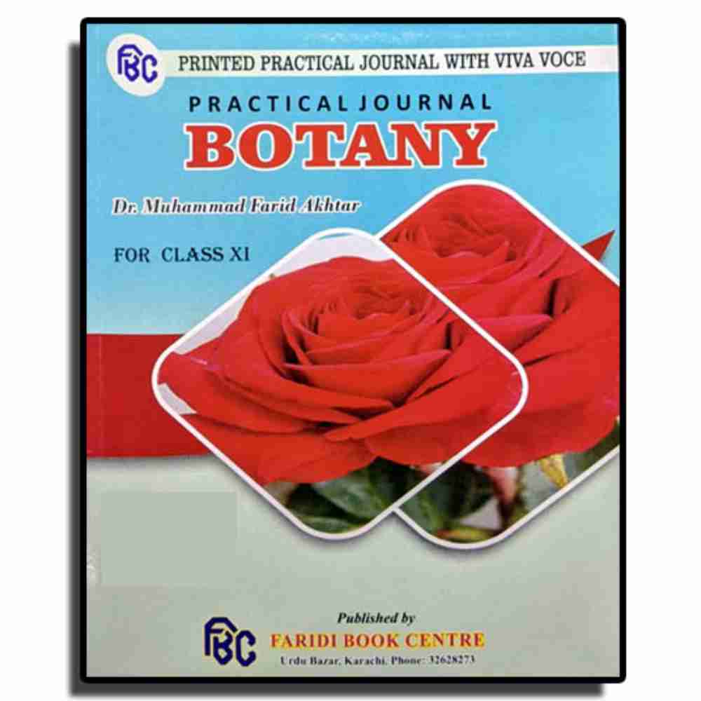 Botany Practical Journal For Class 11 - Farid Akhter