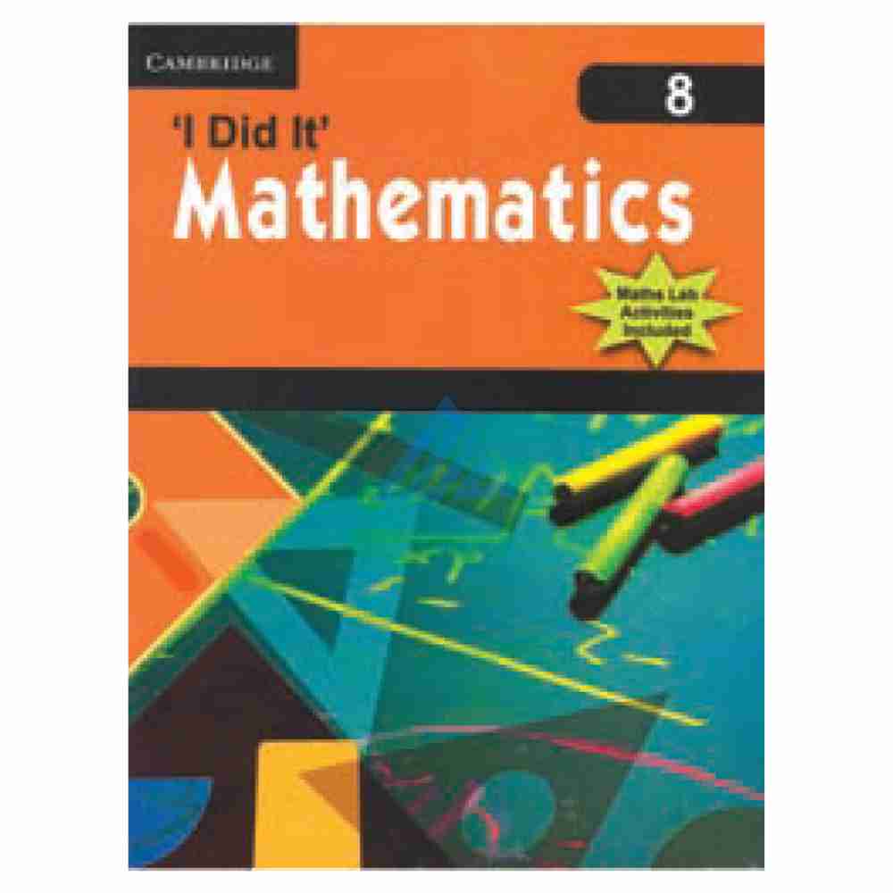I Did It Mathematics Book 8