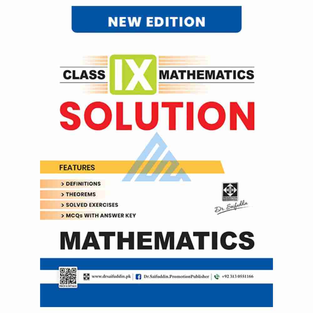 Mathematics Solution For Class 9 – Dr Saifuddin