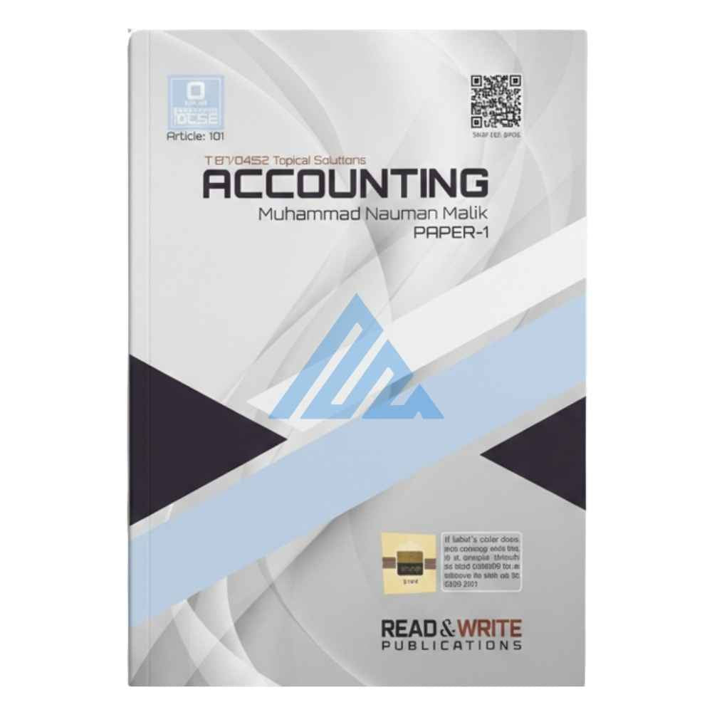 O Level & IGCSE Accounting Paper 1 Topical – Read & Write