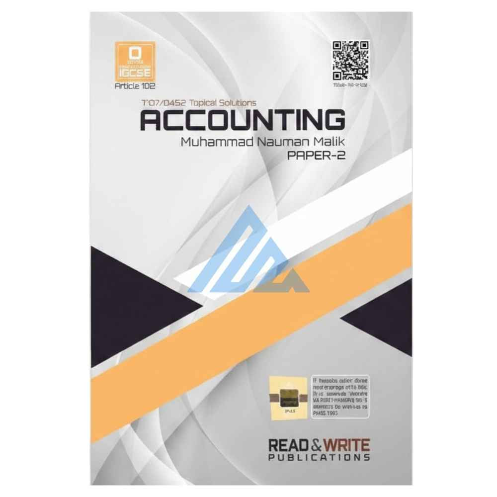 O Level & IGCSE Accounting Paper 2 Topical – Read & Write