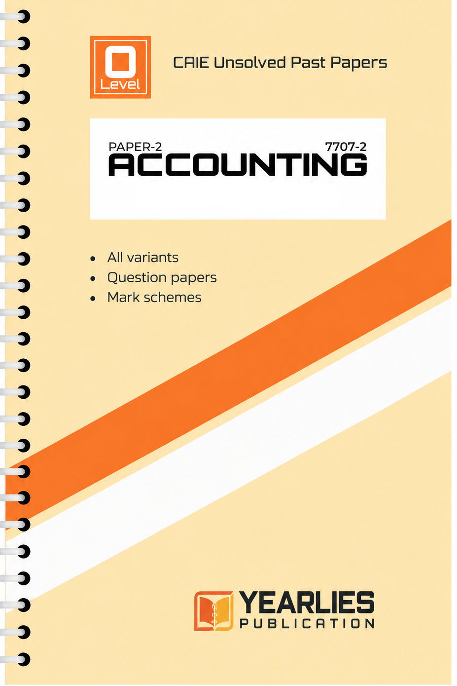 O Level Accounting Paper 2 Yearly Unsolved Past Papers