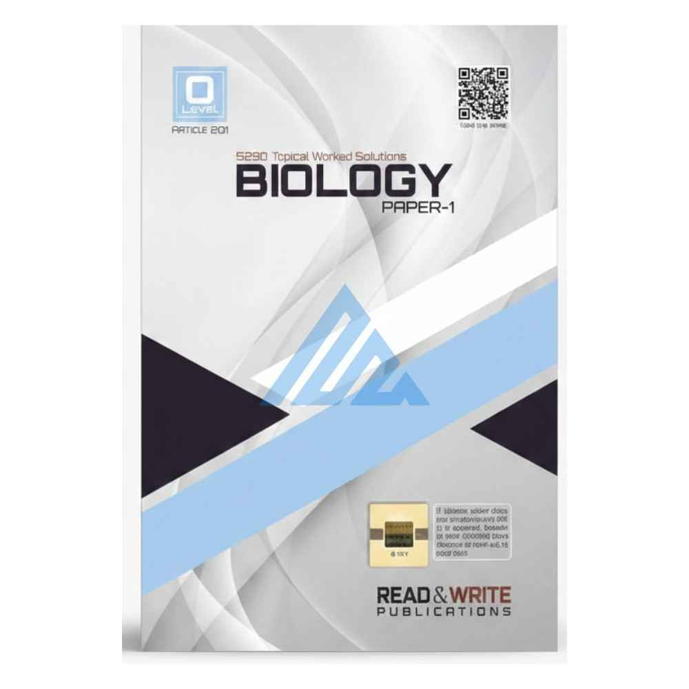 O Level Biology Paper 1 Topical Unsolved – Read & Write