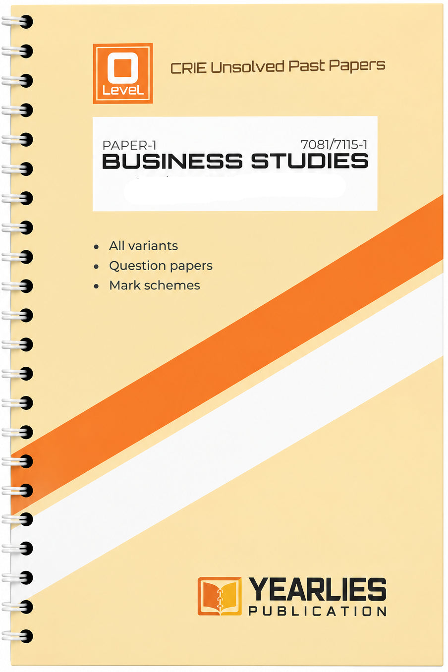 O Level Business Studies Paper 1 Yearly Unsolved Past Papers