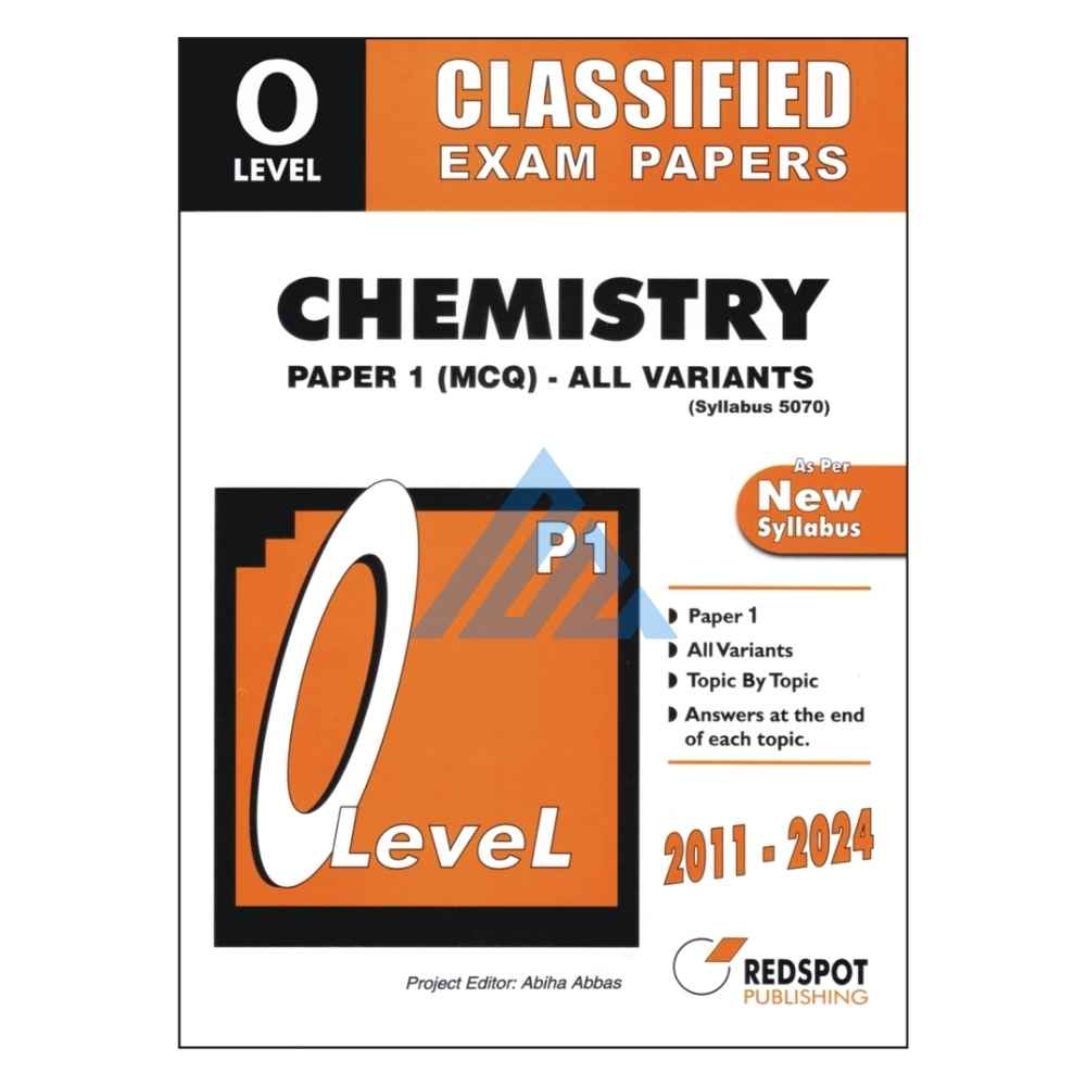 O Level Classified Chemistry Paper 1 Topical Unsolved – Redspot