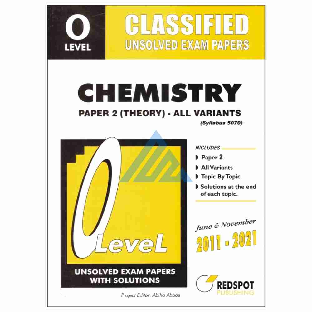 O Level Classified Chemistry Paper 2 Topical Unsolved – Redspot (O and A levels)