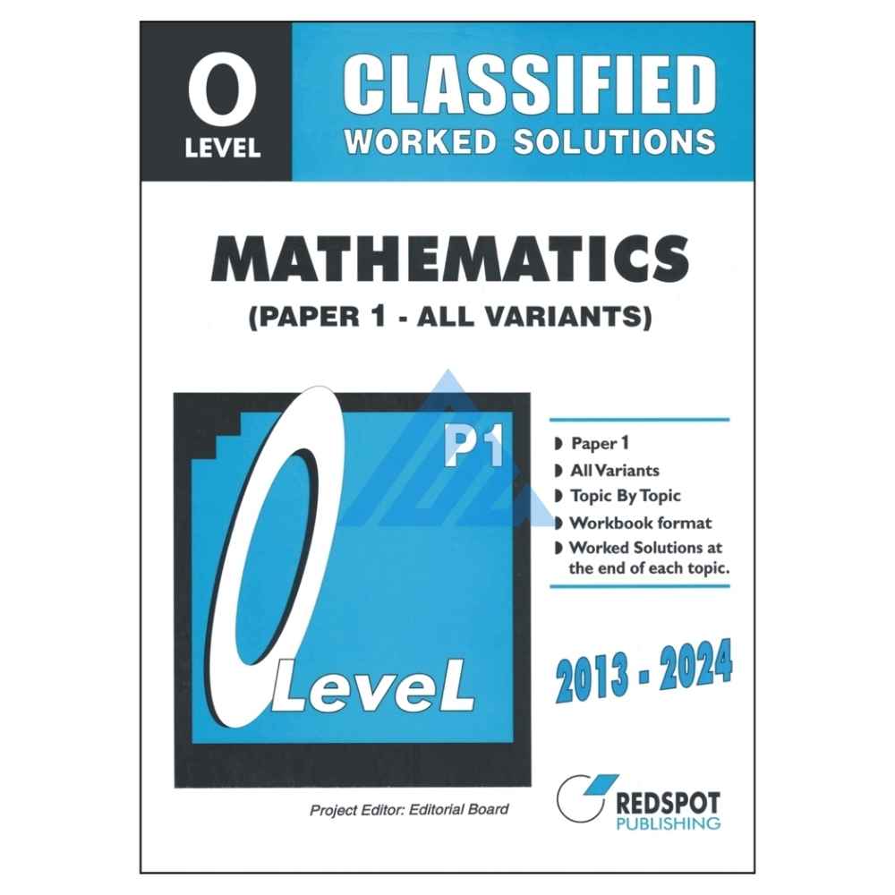 O Level Classified Mathematics Paper 1 Topical Unsolved - Redspot