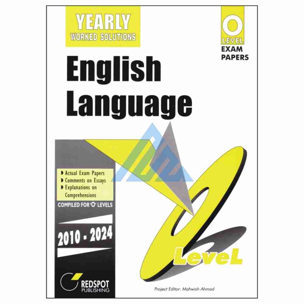 O Level English Language Yearly Solved – Redspot (O and A levels)