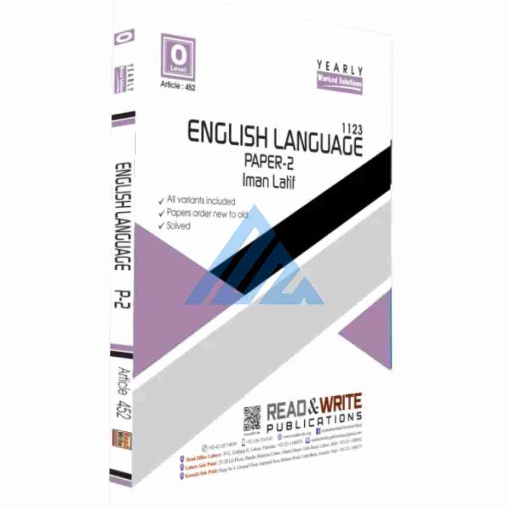 O Level English Language Paper 2 Yearly Solved – Read & Write