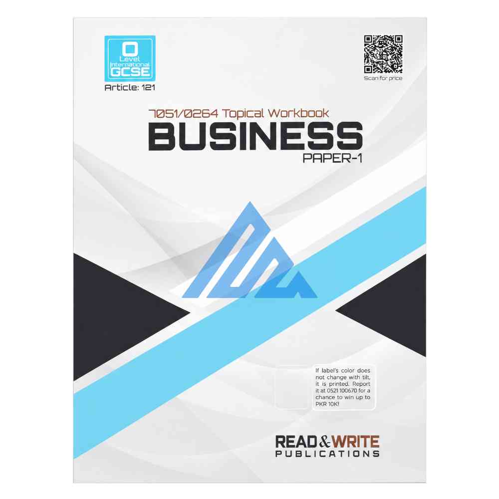 O Level & IGCSE Business Studies Paper 1 Topical Unsolved – Read & Write
