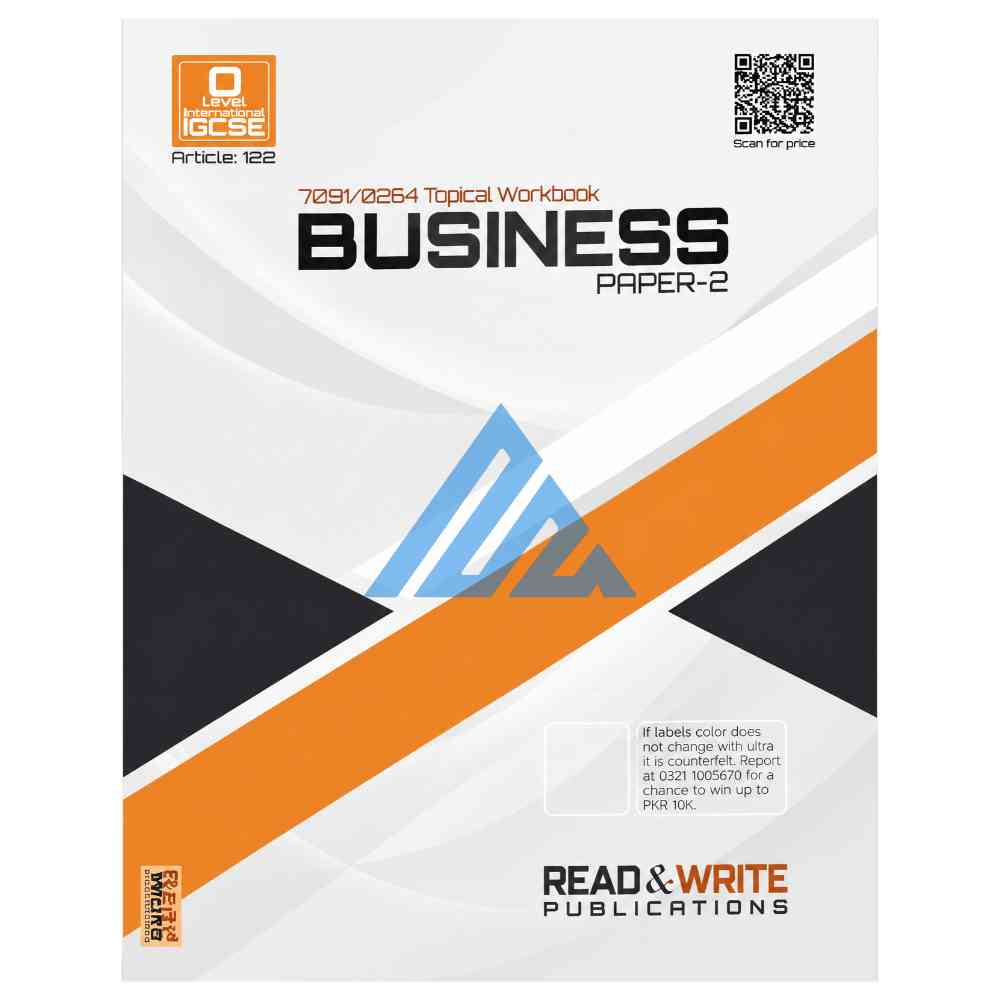 O Level & IGCSE Business Studies Paper 2 Topical Unsolved – Read & Write