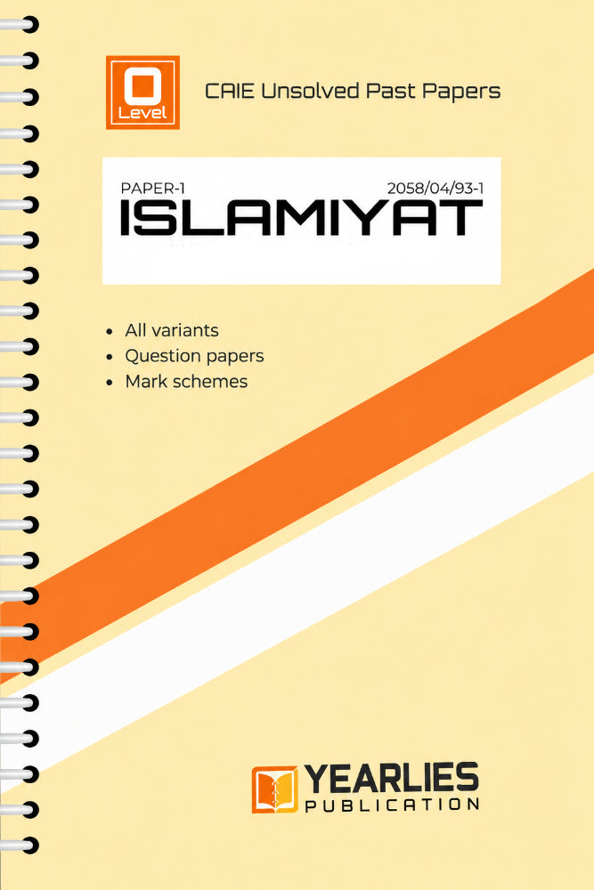 O Level Islamiyat Paper 1 Yearly Unsolved Past Papers