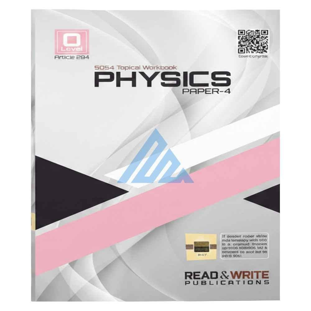 O Level Physics Paper 4 Topical Unsolved – Read & Write
