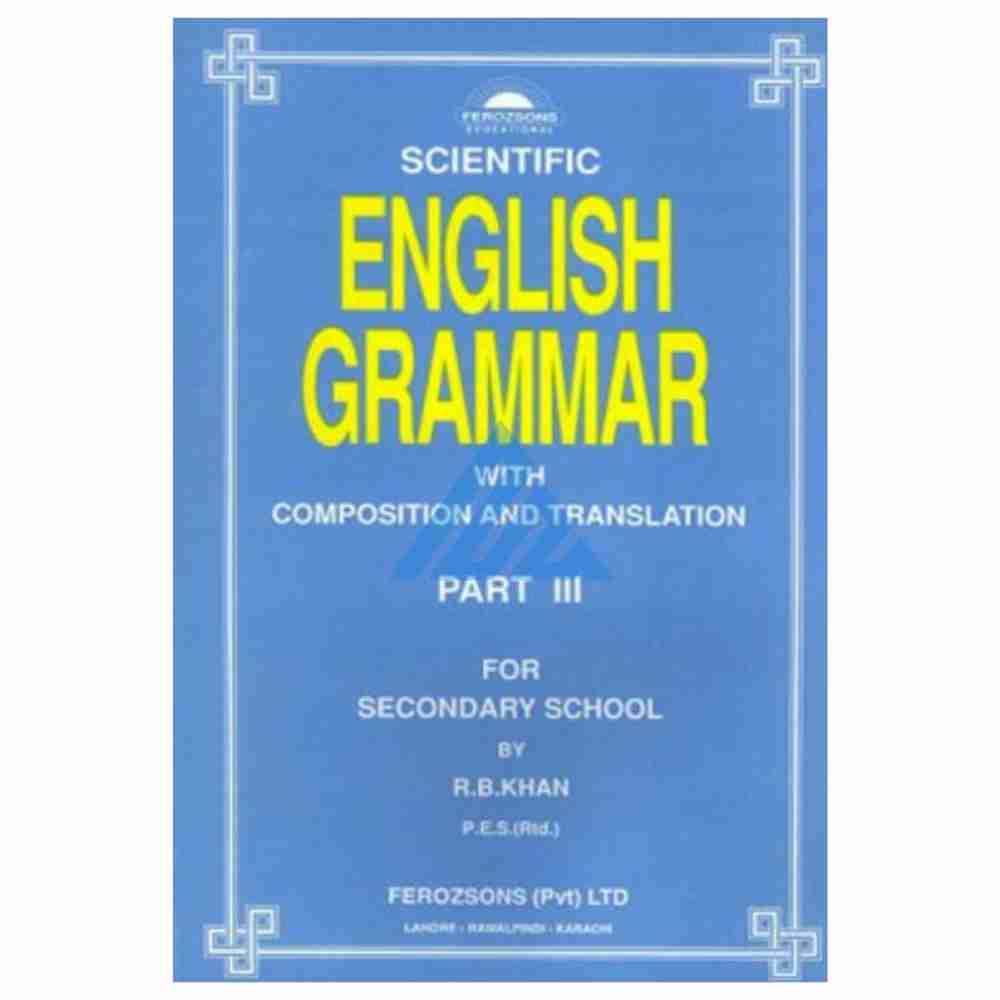 Scientific English Grammar Part 3