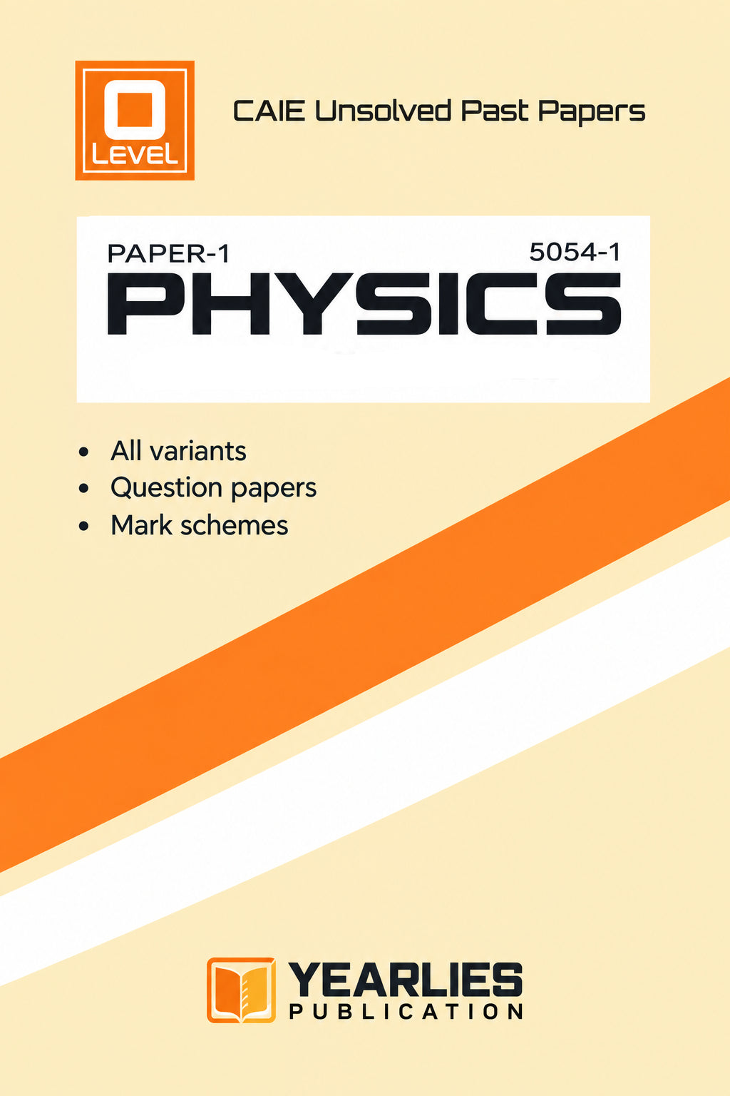 O Level Physics Paper 1 Yearly Unsolved Past Papers