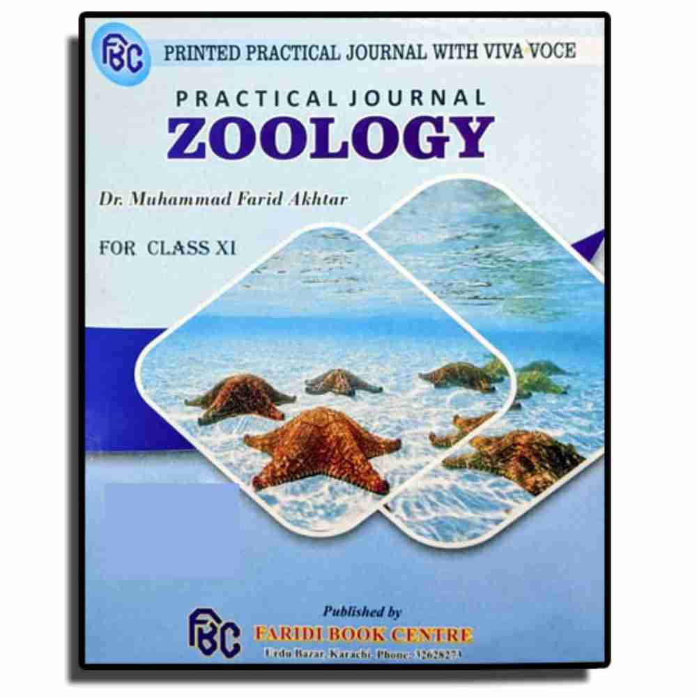 Zoology Practical Journal For Class 11 – Farid Akhter (Sindh board)