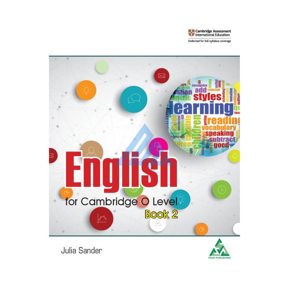 English For Cambridge O Level Book 2 - Maryam Academy - Booksellers